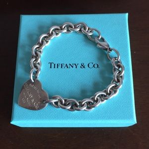 Tiffany Heart Tag Sterling Silver Bracelet